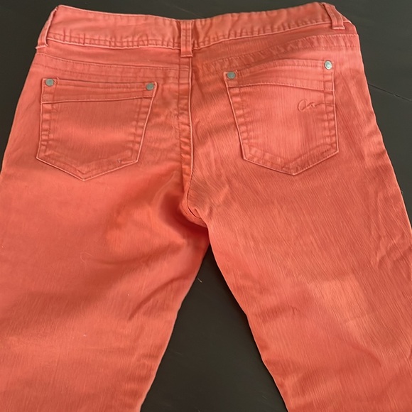 American Rag Size 7 - Orange jeans. Never worn/excellent condition. - Picture 4 of 4